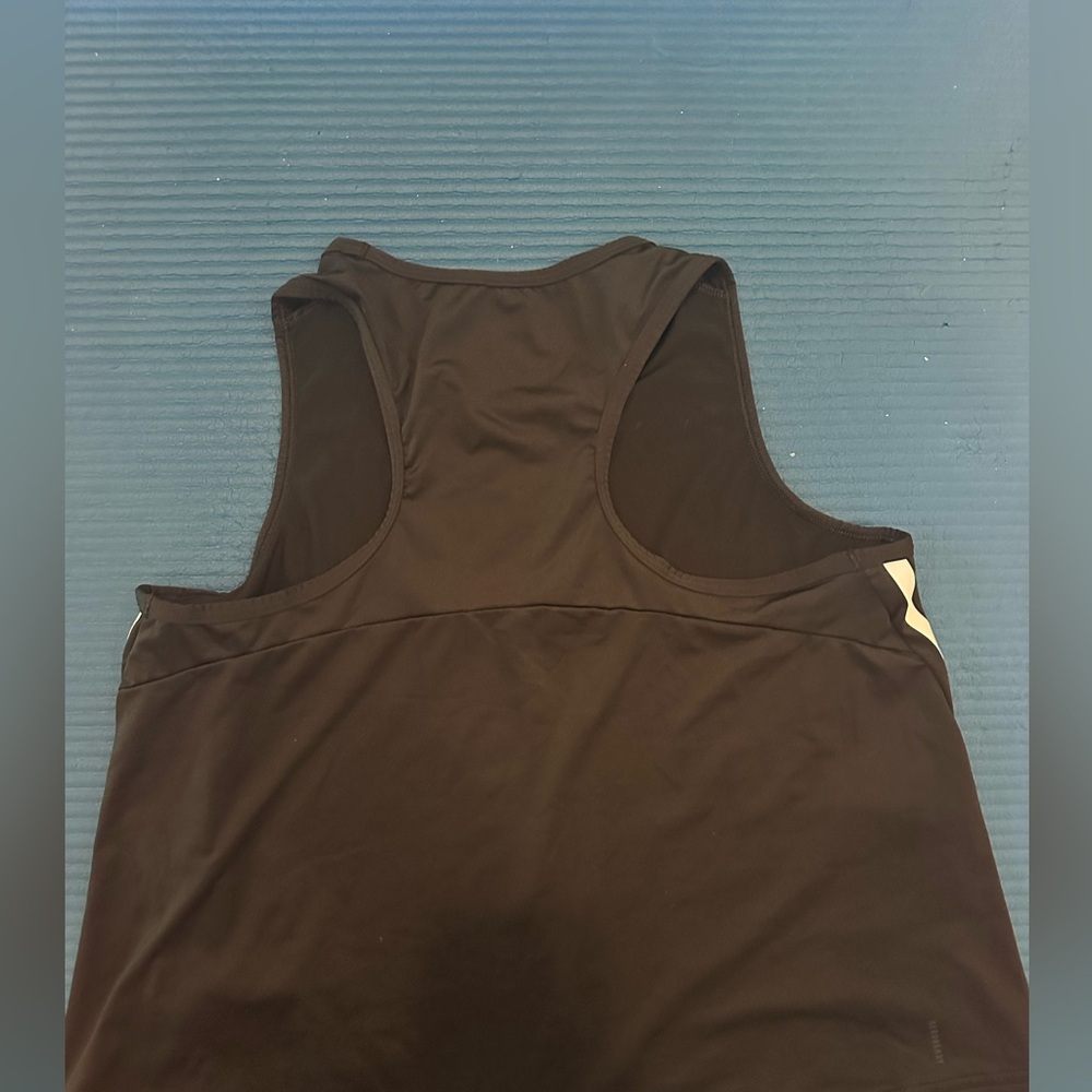 Adidas Black Fitted Sleeveless Tank Top - Picture 3 of 4